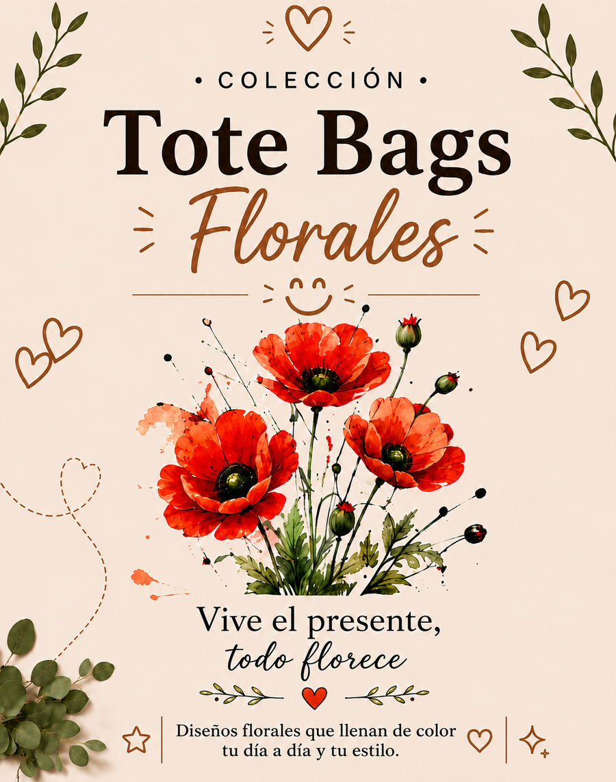 Tote Bags Florales