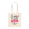 Tote Bag Frases Sé Feliz Te Vuelve Linda