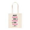 Tote Bag Frases Mente Positiva Vibes Positivas