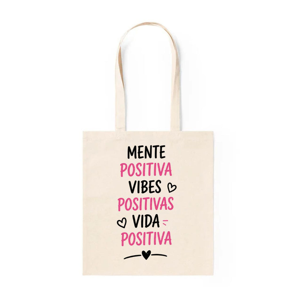 Tote Bag Mente positiva, vibes positivas