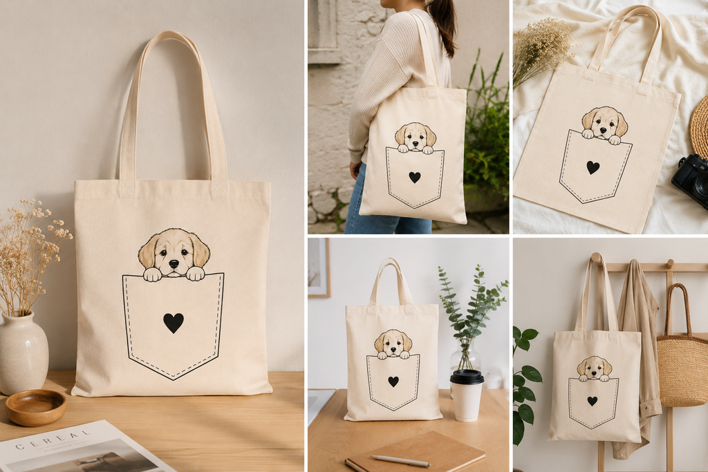 Tote Bag Bolsillo Secreto