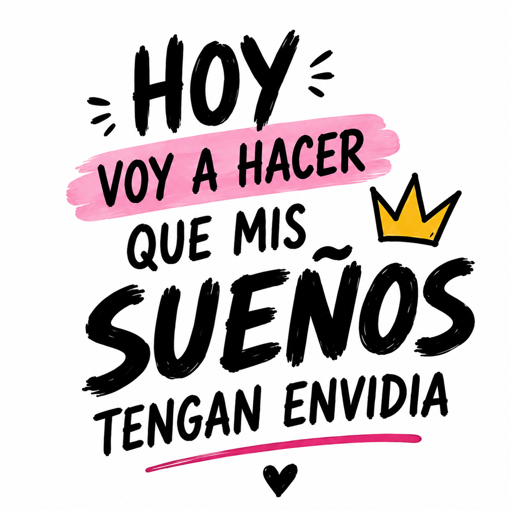Tote Bag Hoy voy a hacer que mis sueños tengan envidia