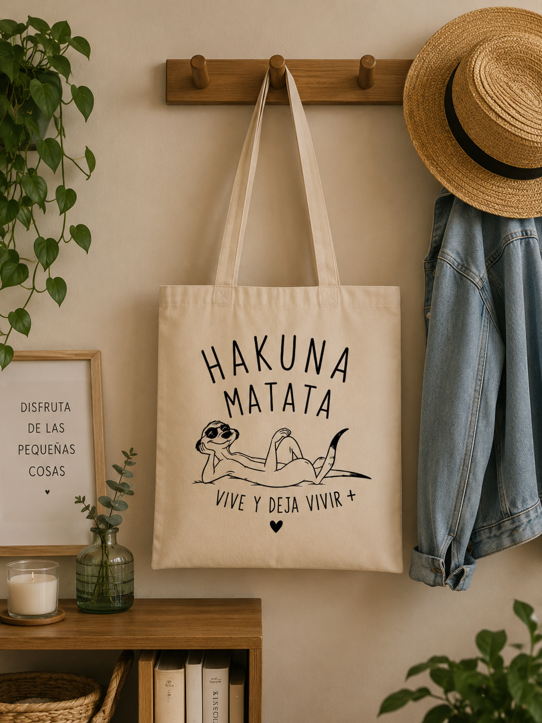 Tote Bag Hakuna Matata – Vive y Deja Vivir