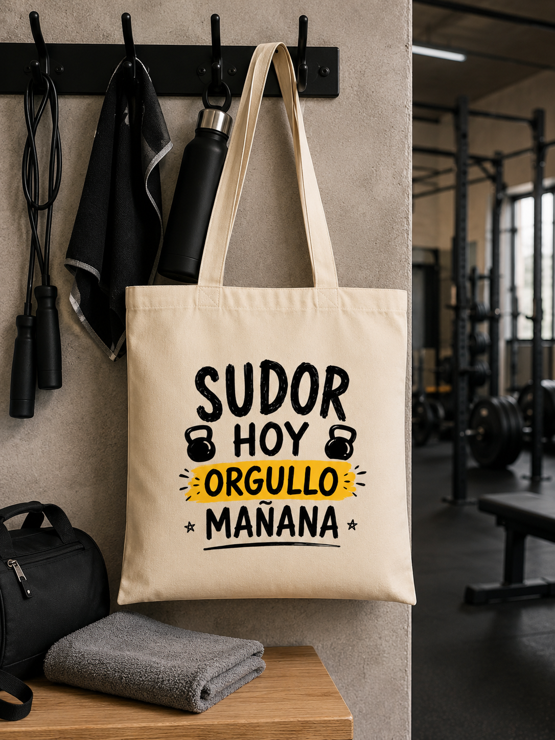 Tote Bag Sudor Hoy, Orgullo Mañana