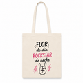 Tote Bag Flor de Día, Rockstar de Noche