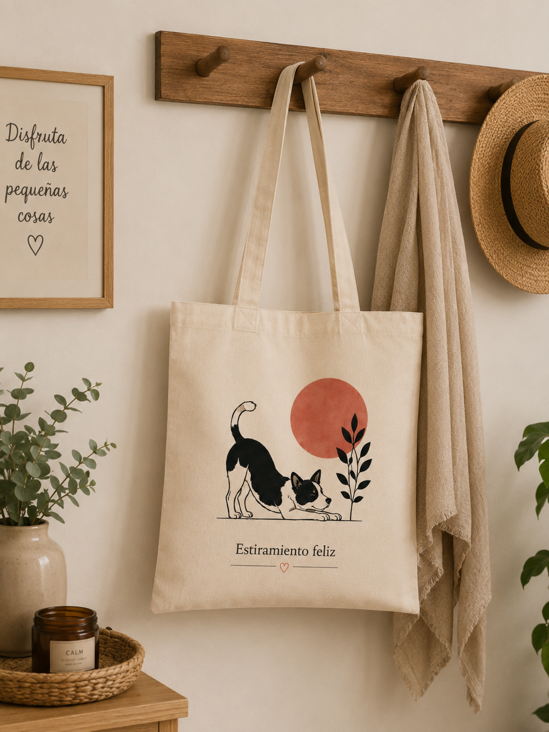 Tote Bag Estiramiento Feliz