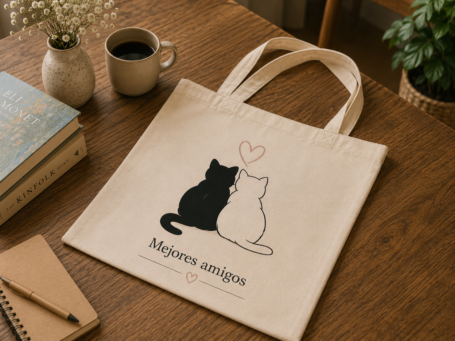 Tote Bag Mejores Amigos