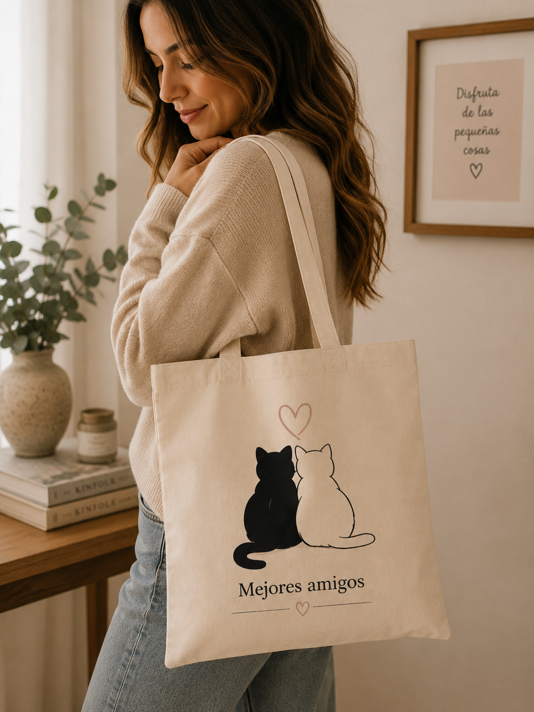 Tote Bag Mejores Amigos