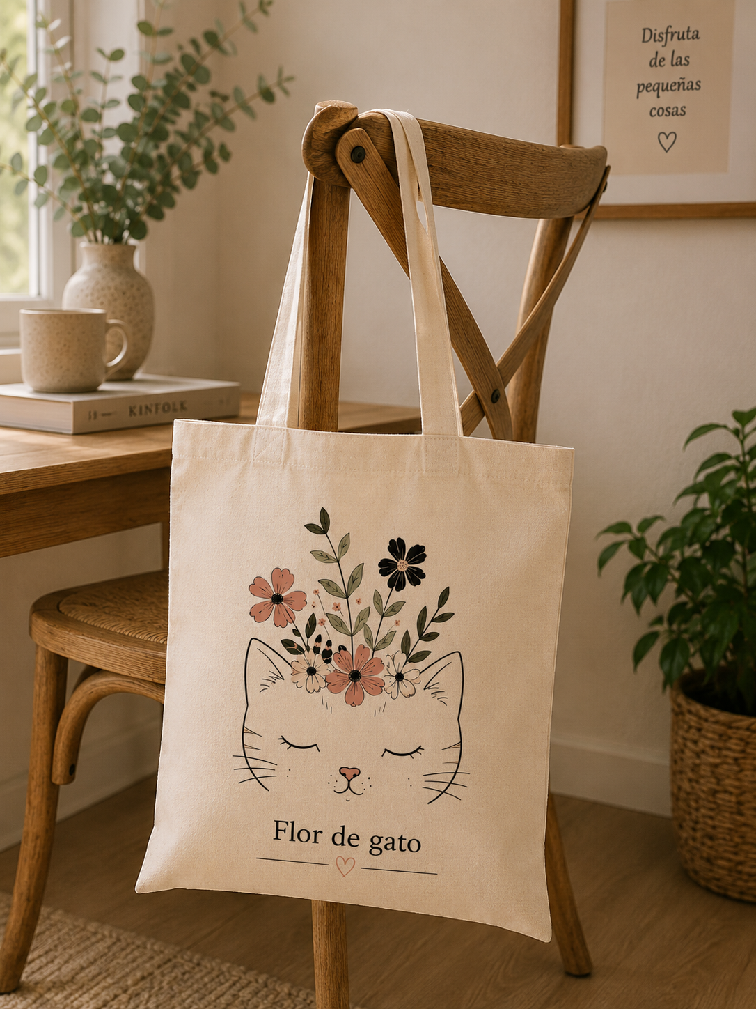 Tote Bag Flor de Gato