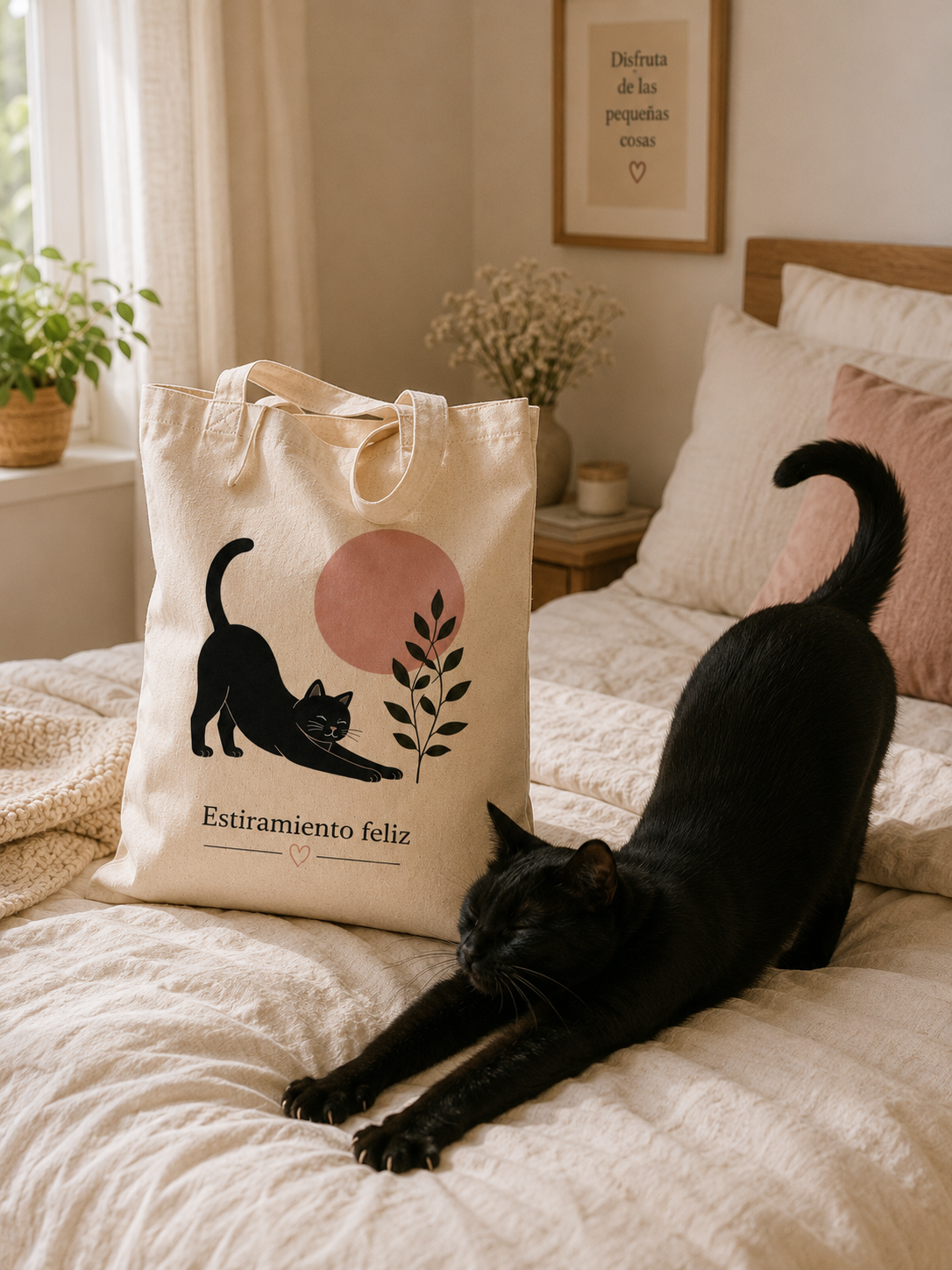 Tote Bag Estiramiento Feliz