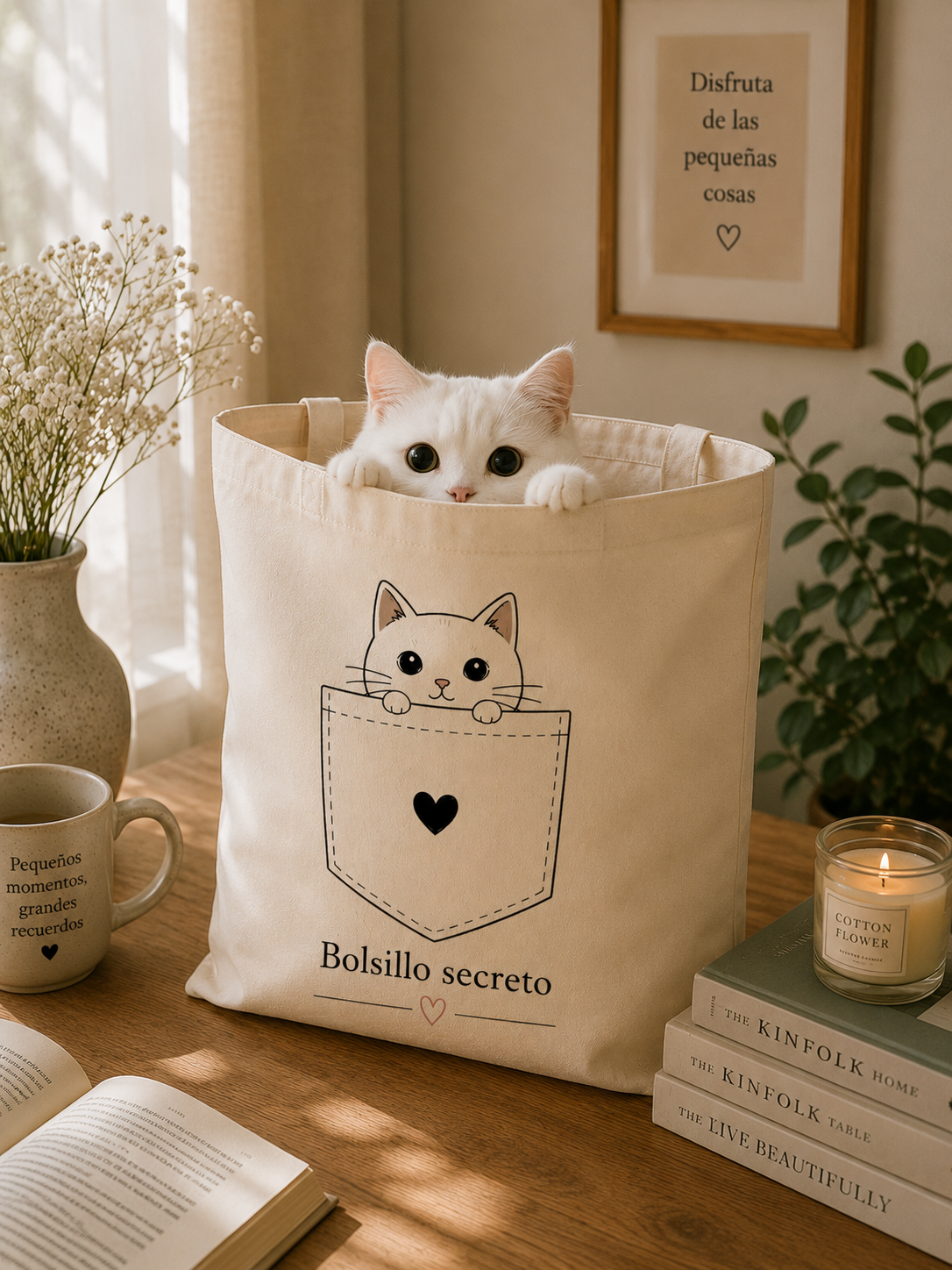 Tote Bag Bolsillo Secreto