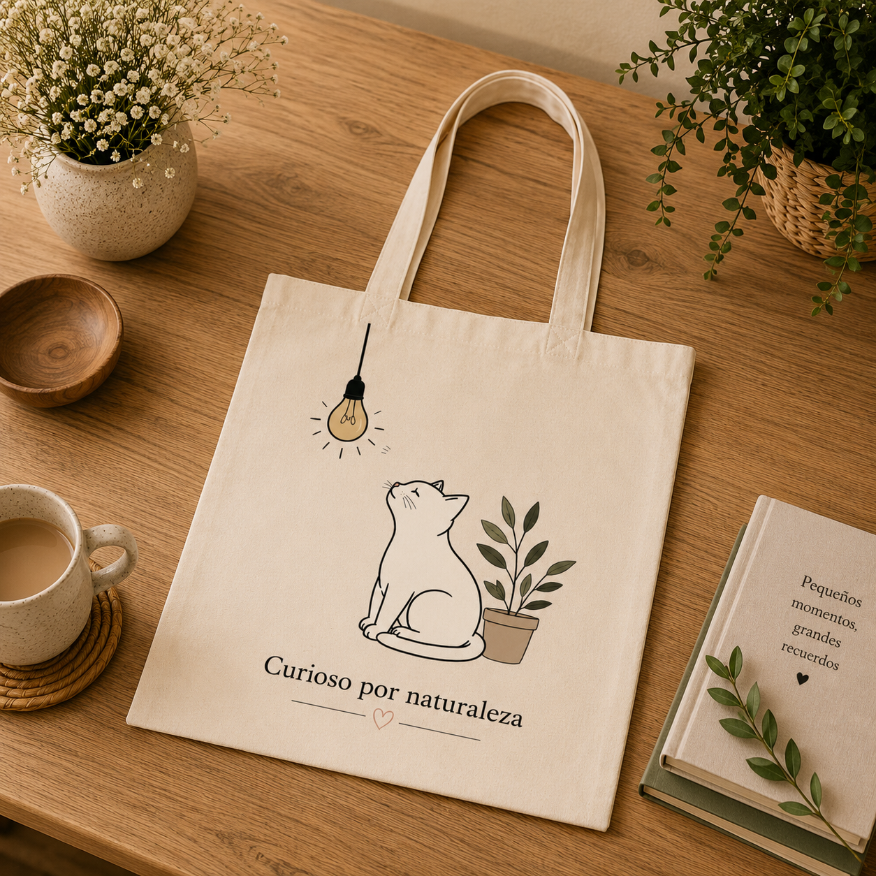 Tote Bag Curioso por Naturaleza