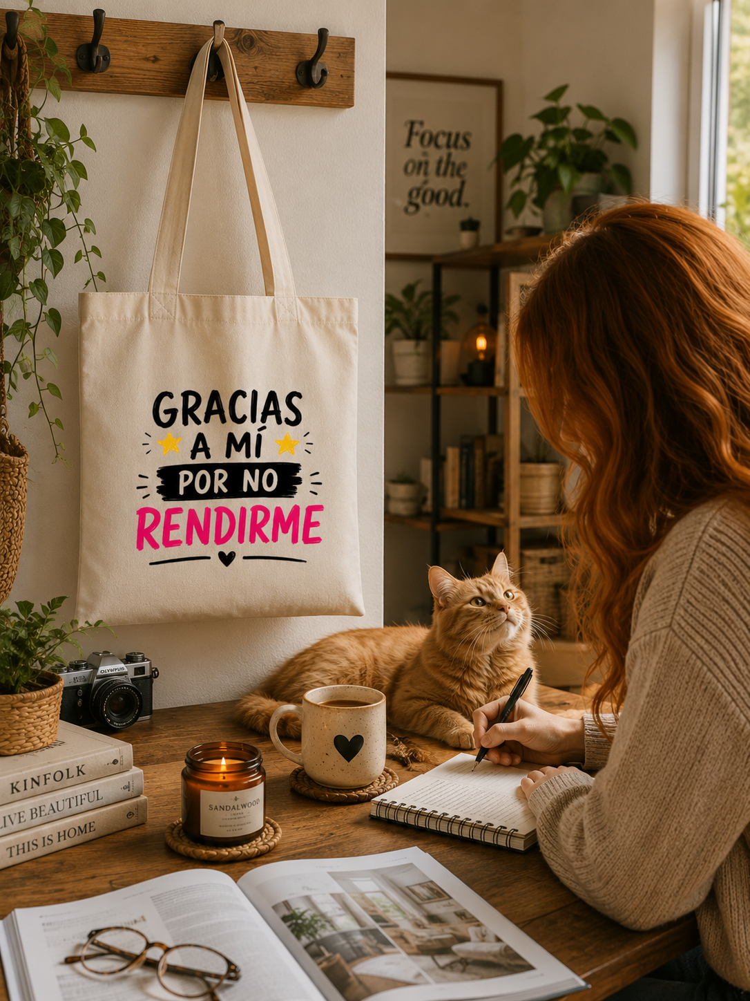 Tote Bag Gracias a Mí por No Rendirme