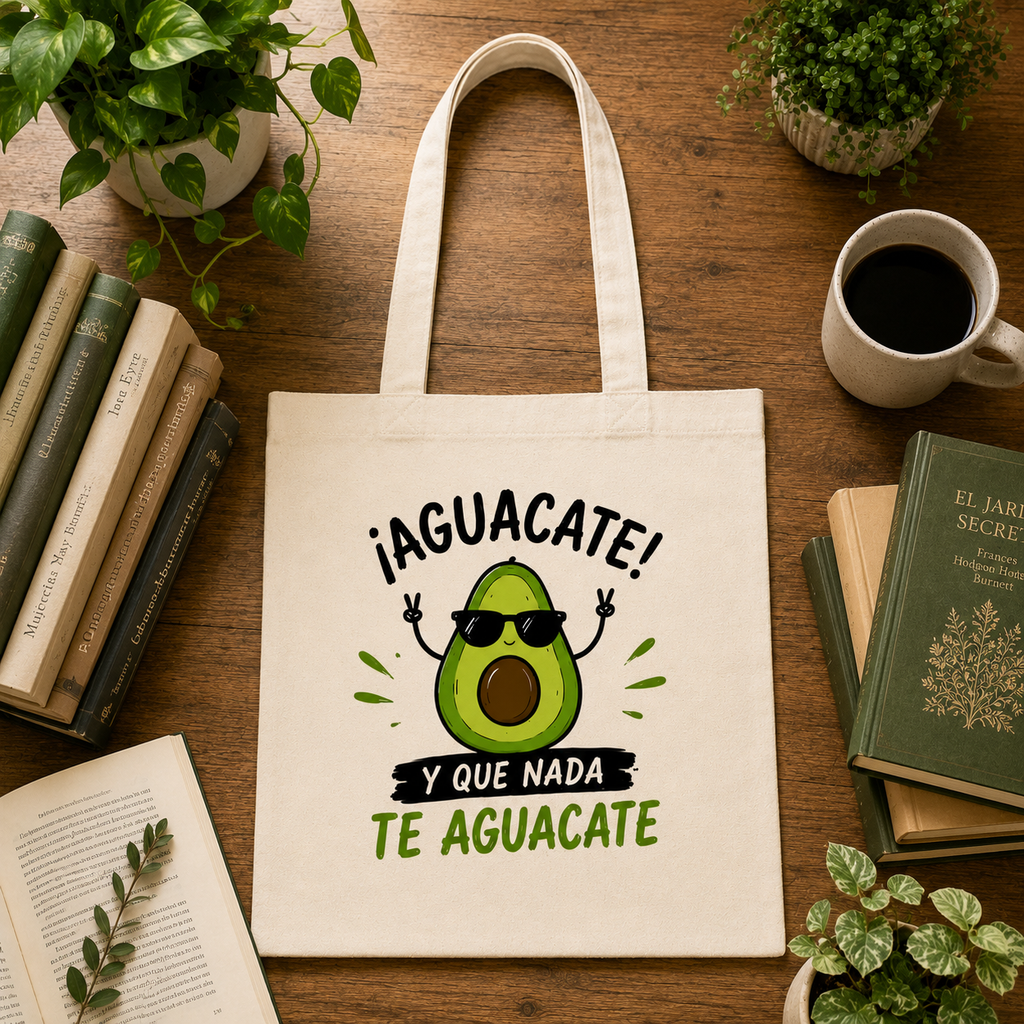 Tote Bag ¡Aguacate! Y que nada te aguacate