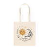 Tote Bag de Algodón con Sol y Luna "Equilibrio es la Clave"