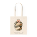 Tote Bag Lectura, Pausa y Café