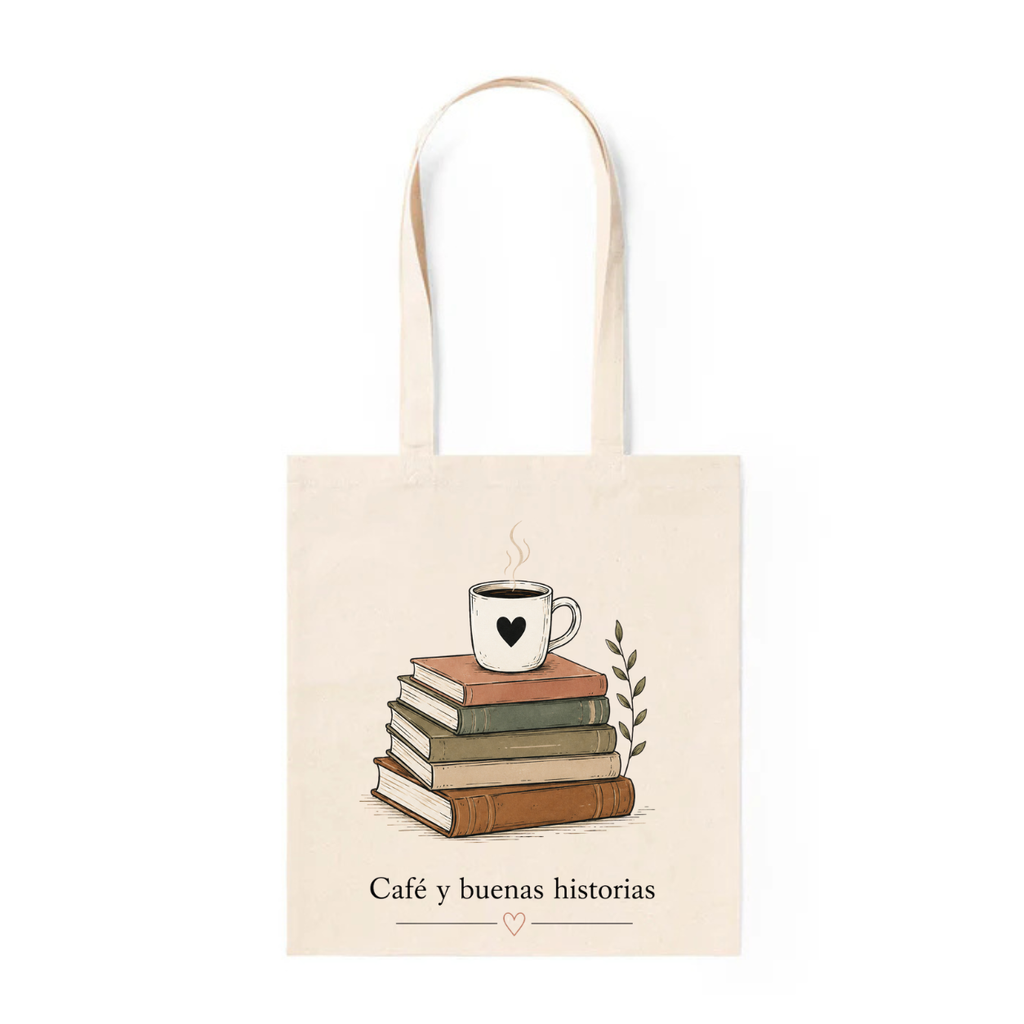 Tote Bag Café y Buenas Historias