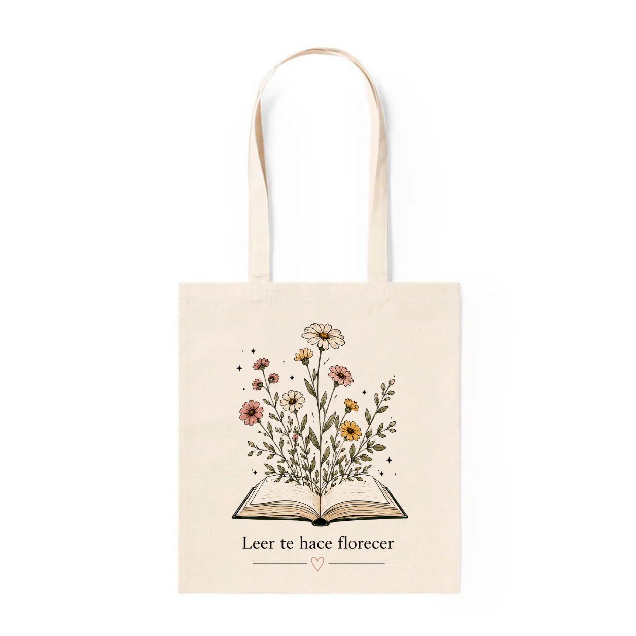 Tote Bag Leer te hace florecer