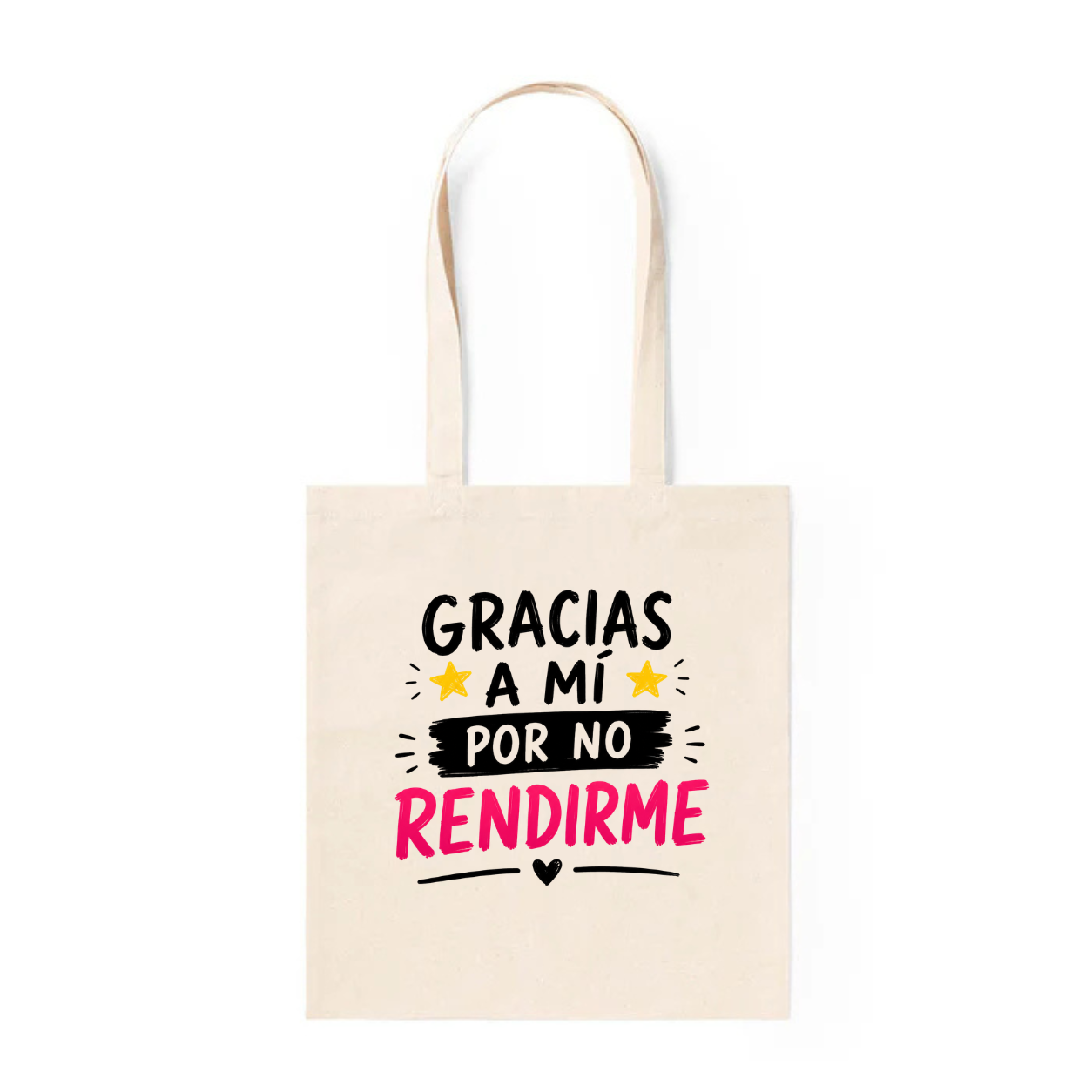 Tote Bag Gracias a Mí por No Rendirme
