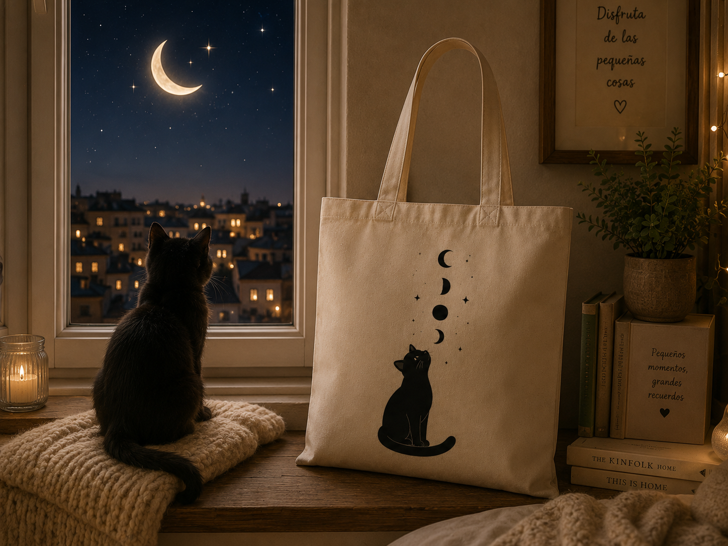 Tote Bag Fases de Luna