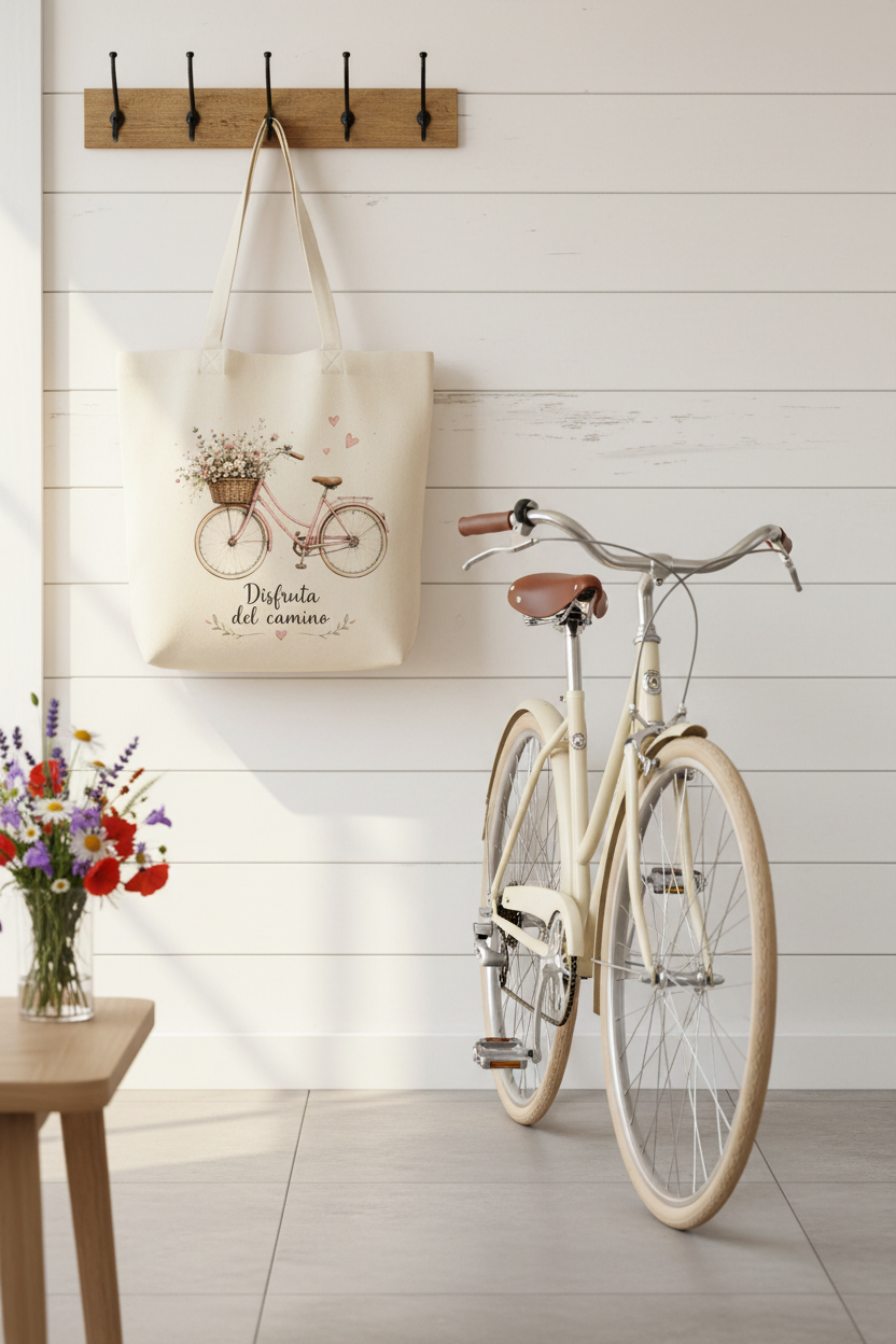Ambiente 2 – Perchero con bicicleta vintage