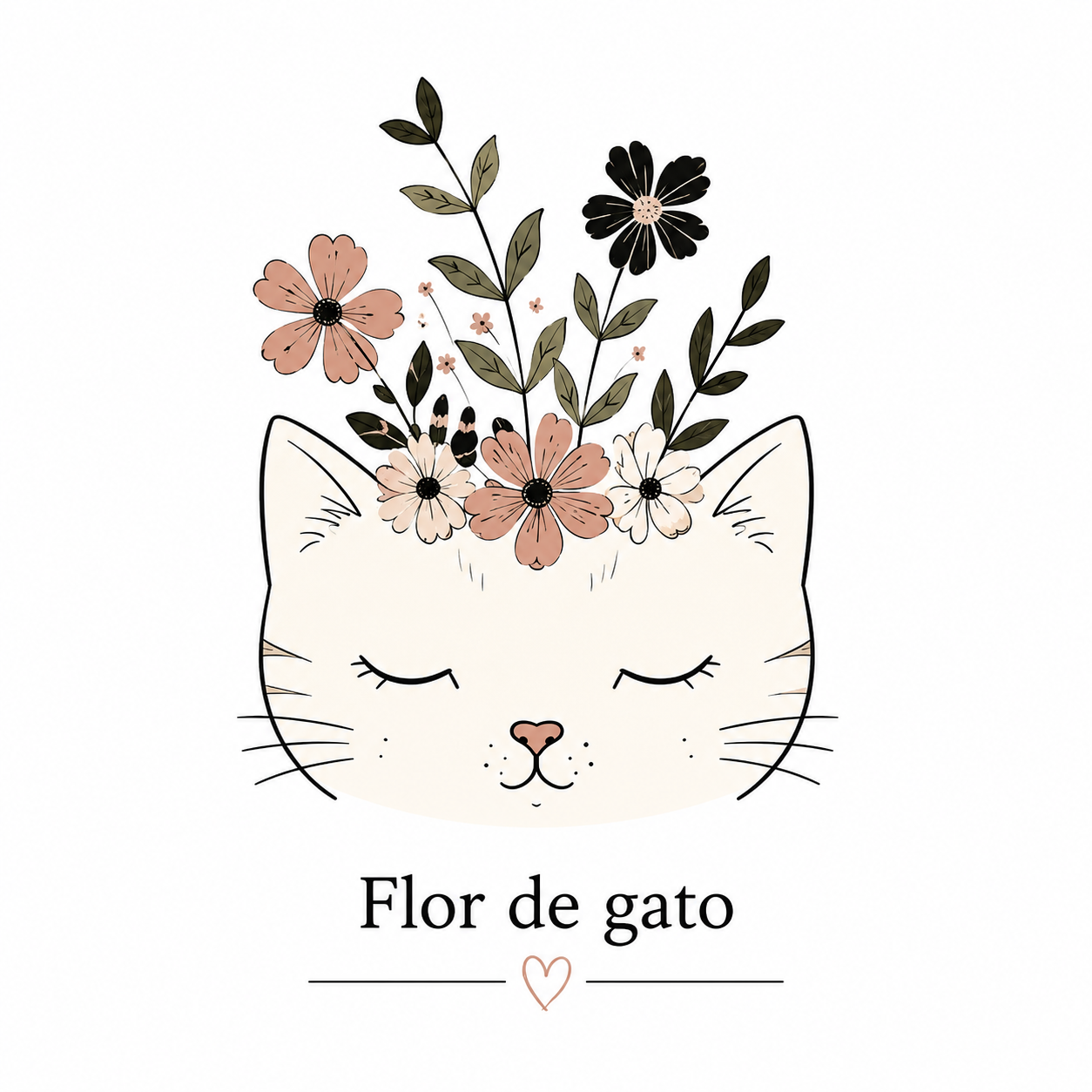 Tote Bag Flor de Gato