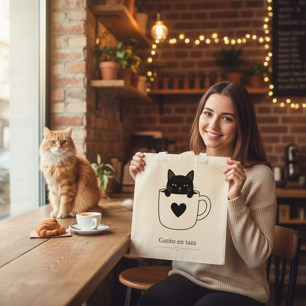 Gatito en Taza slide 2