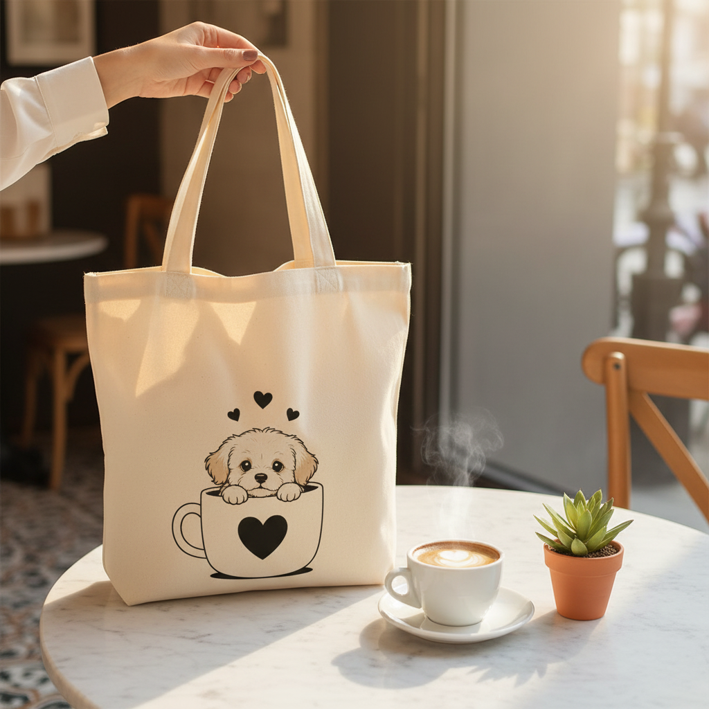 Post Instagram Un Café Un Cachorro y Mucho Amor